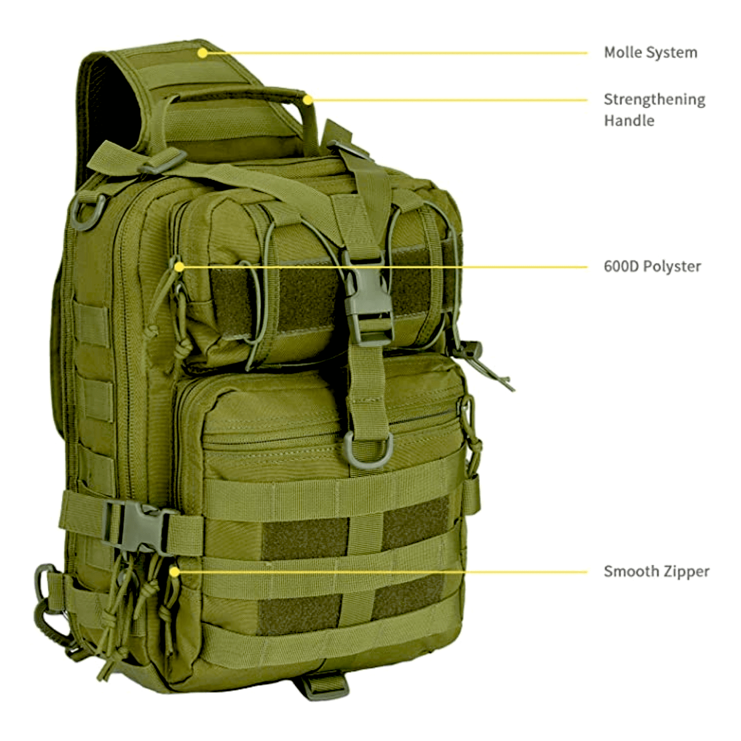 Tactical 15L Medium Sling Range Bag — Rebel Alienz Vegas