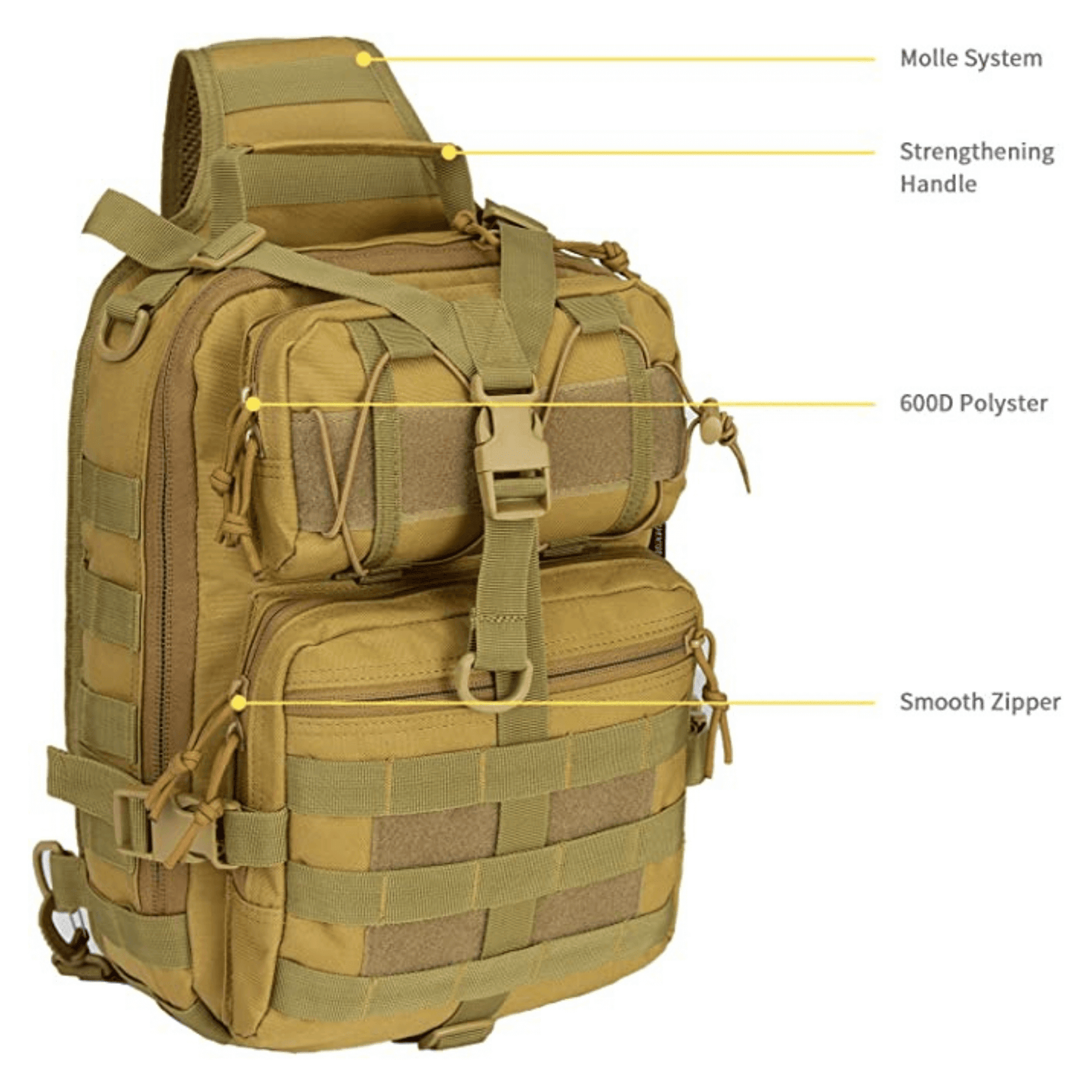 Tactical 15L Medium Sling Range Bag — Rebel Alienz Vegas