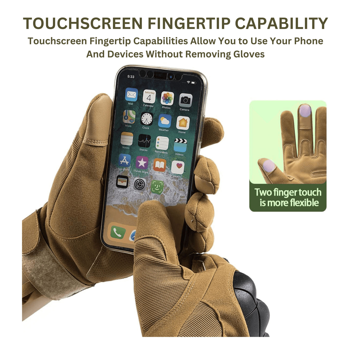 Airsoft Gloves for Sports, Paintball, and Motorcycling Touchscreen Fingertip — Rebel Alienz Vegas