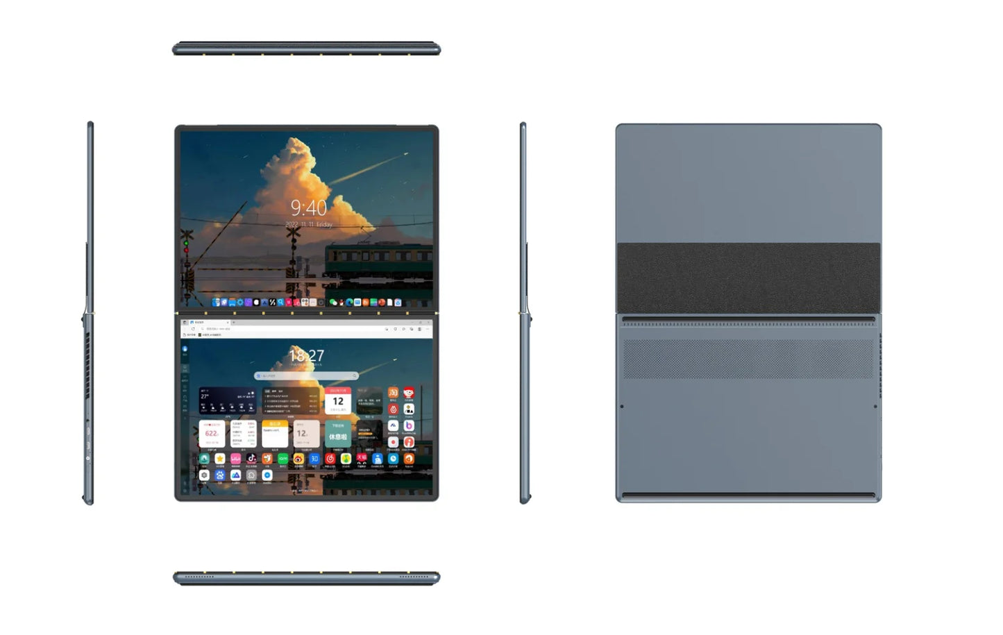 Business Laptops Dual 13.5inch 2.5K Dual Screen Touch Laptop Intel — Rebel Alienz Vegas
