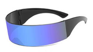 DLLCP01 Cyberpunk 2077 Futuristic Cyclops Cyber Punk Sunglasses — Rebel Alienz Vegas