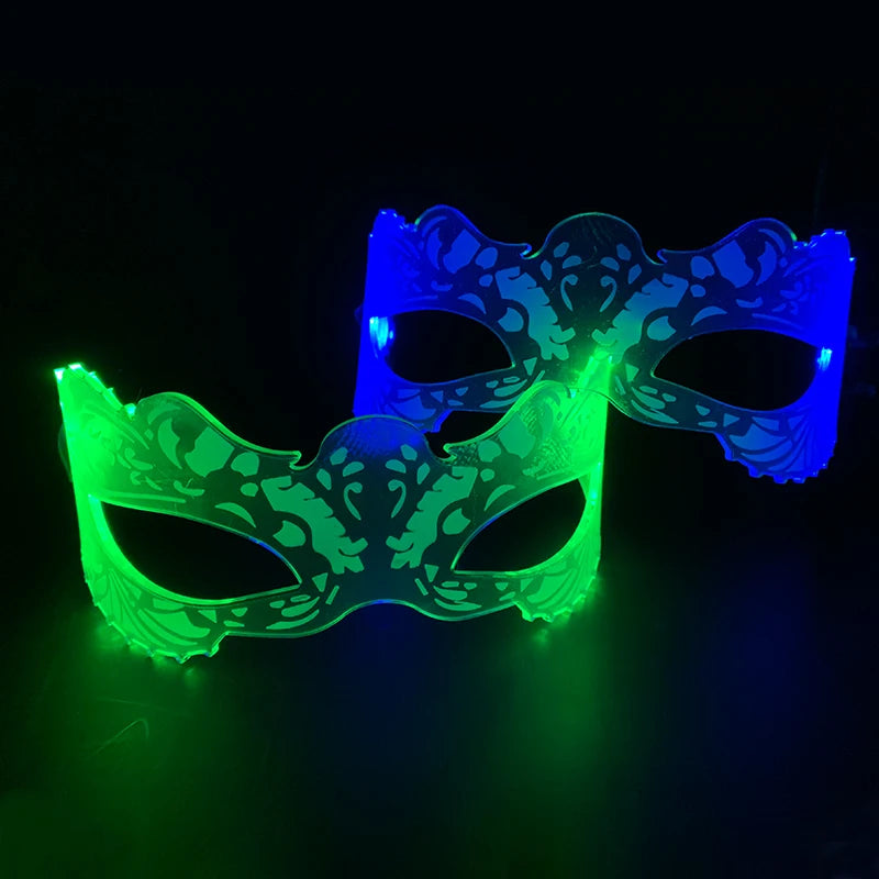 2025 Cyberpunk LED Brille Party Leuchtbrille Leuchtende Visor Glasses Gafas Led — Rebel Alienz Vegas