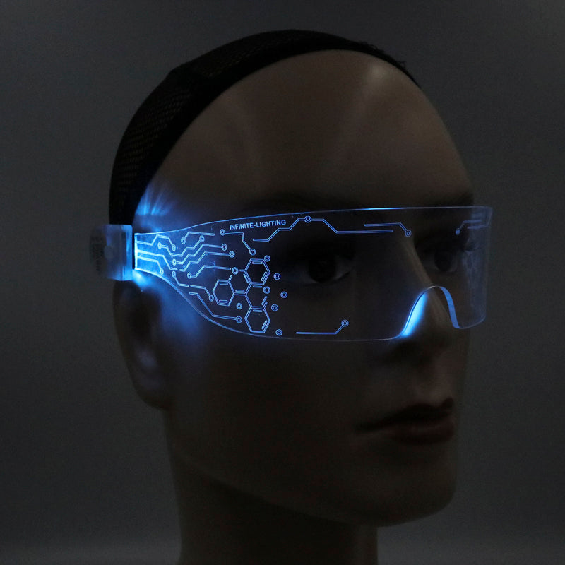 2025 NEW Product Rave LED Neon Light Up Glasses Cyberpunk — Rebel Alienz Vegas