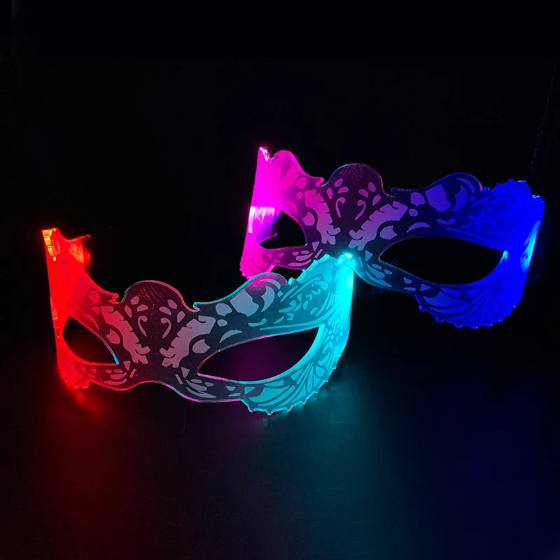 2025 Cyberpunk LED Brille Party Leuchtbrille Leuchtende Visor Glasses Gafas Led — Rebel Alienz Vegas