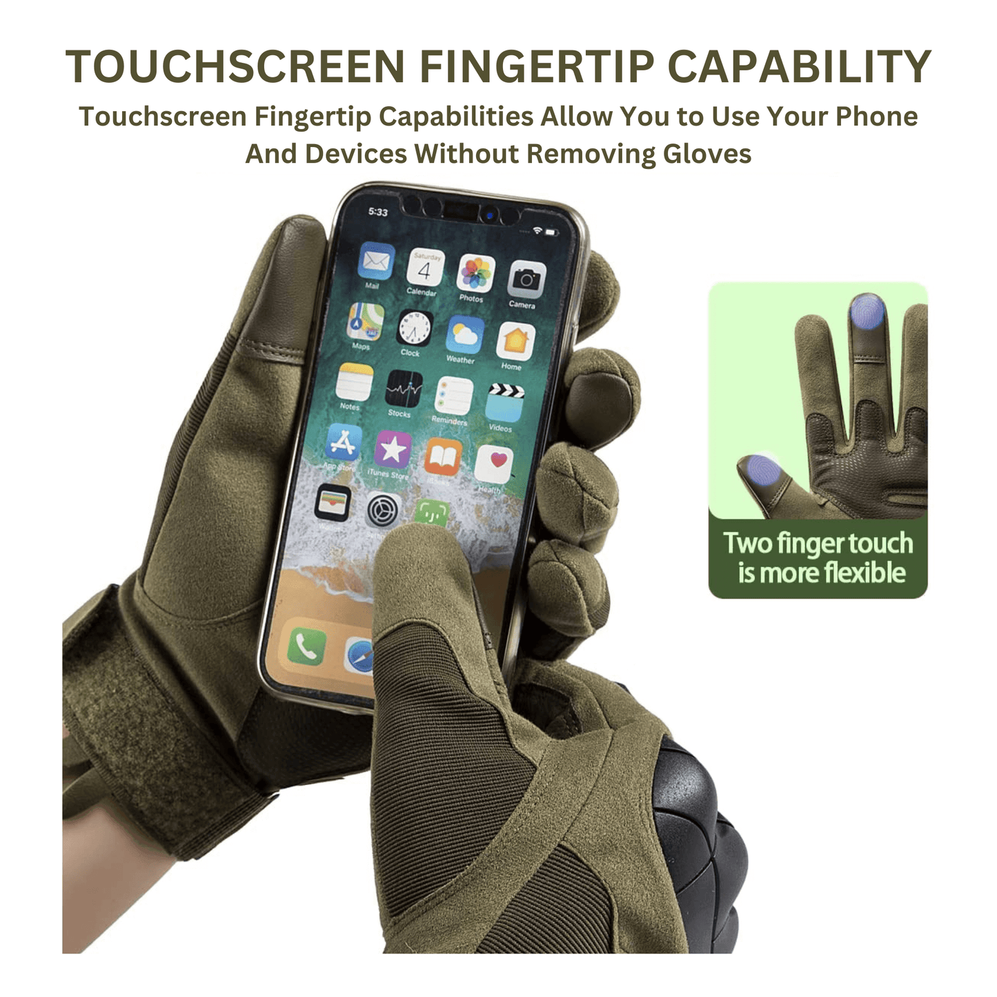 Airsoft Gloves for Sports, Paintball, and Motorcycling Touchscreen Fingertip — Rebel Alienz Vegas