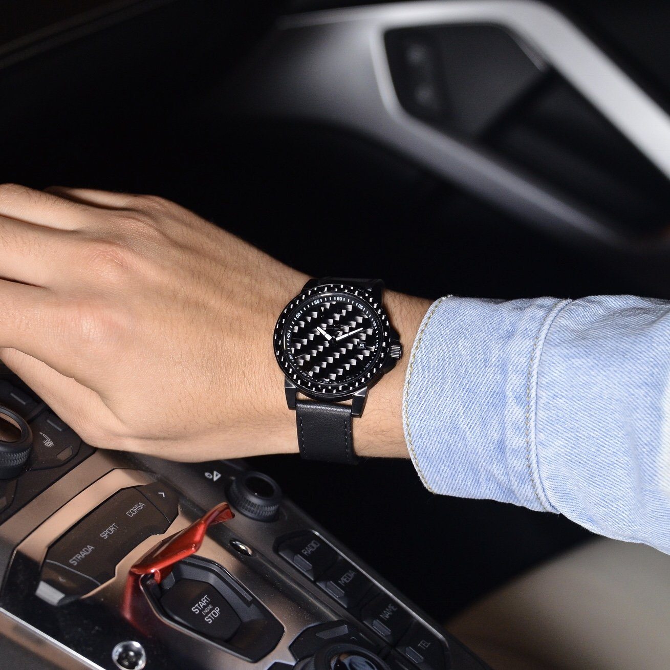 ●STEALTH● APOLLO Series Carbon Fiber Watch — Rebel Alienz Vegas