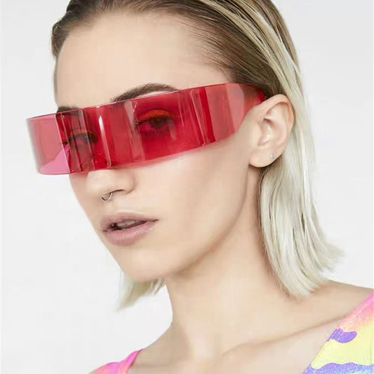 DLLCP01 Cyberpunk 2077 Futuristic Cyclops Cyber Punk Sunglasses — Rebel Alienz Vegas