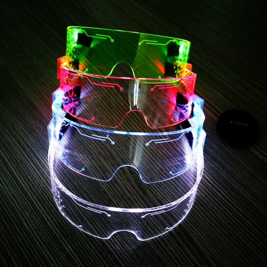 2025 NEW Product Rave LED Neon Light Up Glasses Cyberpunk — Rebel Alienz Vegas